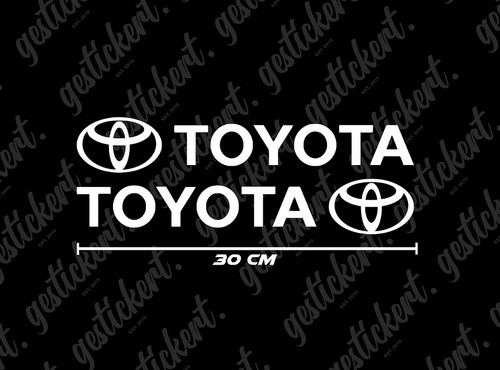 Aufkleber für toyota - 2x,